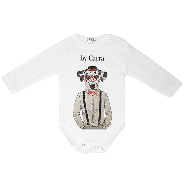Carra Stylish Dog бебешко боди